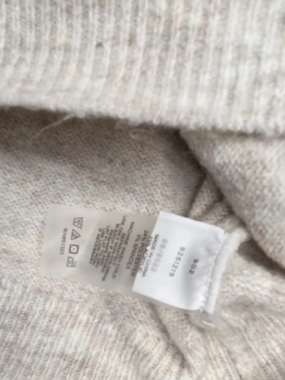 Vince Camuto 1X Oatmeal Oversized Sweater